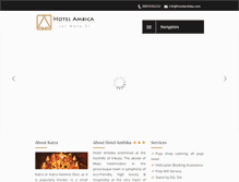 Tablet Screenshot of hotelambika.com